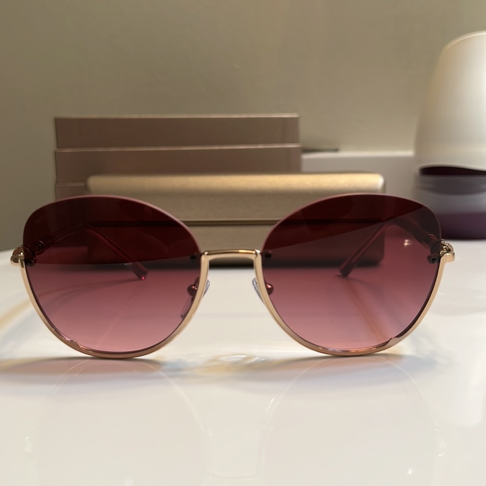 Bvlgari / Bulgari sunglasses - Rose gold/violet - Picture 8 of 13